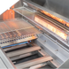 42" 5-Burner Grill - lit burner flame