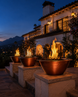 Cazo Fire Bowl in hammered copper — Montecito