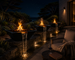 Maya Fire & Water Bowl in GFRC, Black — Big Sur