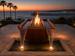 Nile Fire & Water Bowl in hammered copper — Redondo Beach