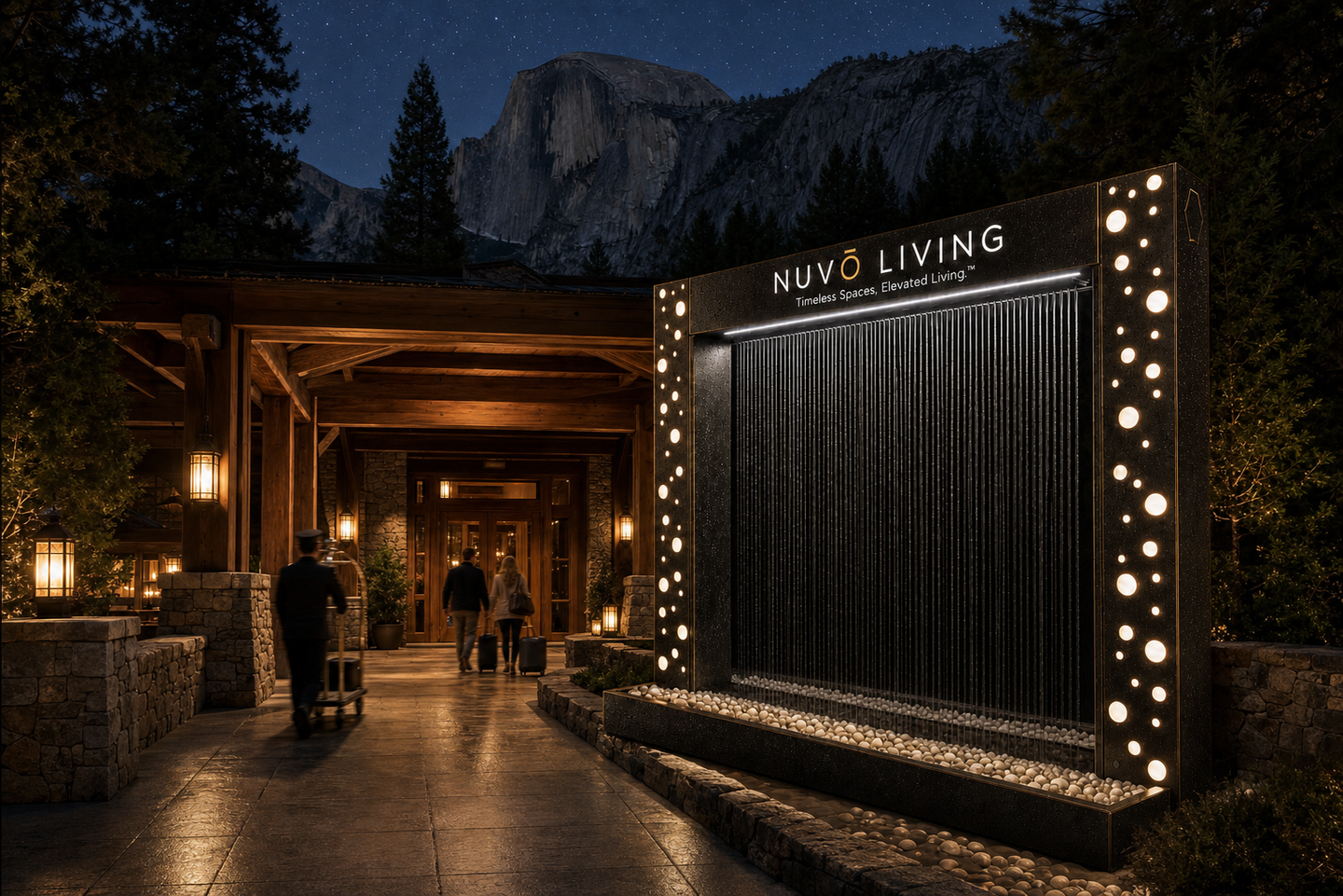 Paradise Fall with LED — Yosemite