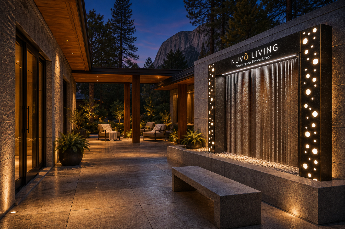 Paradise Fall with LED — Yosemite