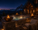 Remi Fire Bowl in hammered copper — Mammoth