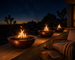 Sedona Fire Bowl in hammered copper — Joshua Tree