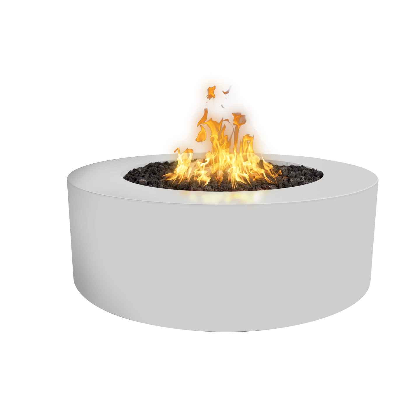 Unity Fire Pit in Powder Coat White finish