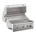 Commercial 36" Grill - overall cutout, open hood