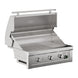 Commercial 36" Grill - overall cutout, open hood