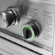 Commercial 36" Grill - gas flow timer detail